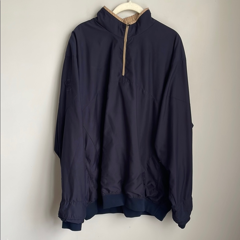 Zero Restriction Golf Outerwear M3 Windstopper Men's Navy 1/4 Zip Jacket XXL